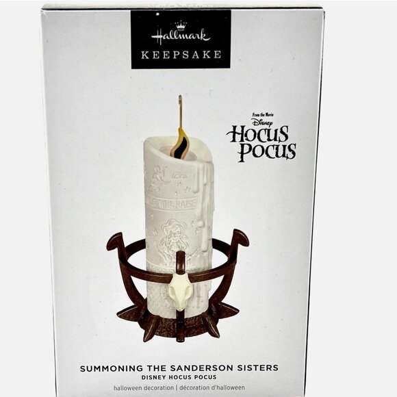 2024 Hallmark Halloween Ornament Hocus Pocus Summoning Sanderson Light/Motion - Picture 1 of 2